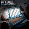 MagniPros 5X Large LED Hands-Free Full Page Magnifying Glass with