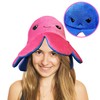 Octopus Hat. Two-Sided Reversible Hat that Show Your Mood. Cute
