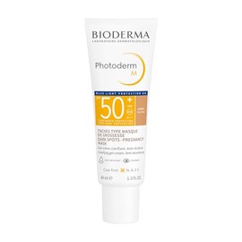BIODERMA, Protector Solar, Photoderm Golden, FPS50+, Alta Cobertura en Manchas, Acabado Mate, 40ML