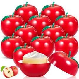 Swiffen 12 Pcs Funny Fruit Gifts for Women, Moisturizing Hand Cream Set, Bulk Hand Lotion for Dry Cracked Hands for Nurses Week Mothers Day Teacher Appreciation Employee Party Favors Gifts(Apple)