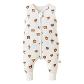 Fairy Baby Sleeping Bag with Feet 2.5 Tog Cotton Sleeping Bag Baby All-Year Sleeping Bag with Legs Toddler Pyjamas for Boys and Girls