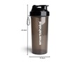 SmartShake LITE Negro 1000 ml, Botella Mezcladora de Proteínas, Libre
