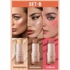 3Pcs Contour Stick Set，3 Colors Contour Stick Makeup Set， Long-Lasting