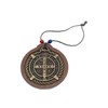 Saint Benedict Brass Tone Medal with wallet Size Prayer Card