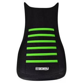 Enjoy Mfg 2005-2008 Arctic Cat Automatic 400 500 Seat Cover  BLACK / FLO GREEN ribs #380