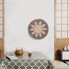 Round Grass Wall Ornaments 35cm Diameter Hand Knitting Hanging Woven