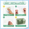 Bath Toy Storage Holder for Bathtub 1pcs, Large Capacity Clear