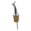 Westmark 4 spirits/oil pourers + 4 replacement corks, extra short,