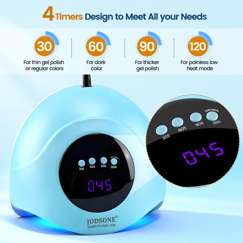 U V LED Nail Lamp Blue Gel Polish Nail Dryer