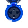 IEC 60309 Waterproof Industrial Connector Socket, 3Pin 63A 200V-250V 2P+E