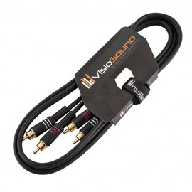 Twin Phono 2 x RCA to 2 x RCA Phono Plug Twin Lead/Stereo DJ Hi-Fi Audio Cable 1.5m