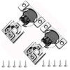 Redunest 1/2 Inch Overlay Soft Close Cabinet Hinges, 2 Pack