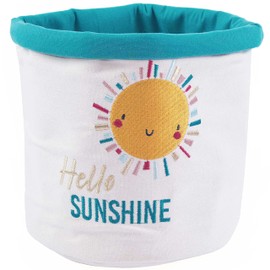 Papierdrachen Fabric Utensilo | Sun Motif | Storage for Toys - Children's Room Decoration | Toy Basket - Canvas Fabric Basket 21 cm - Set 2