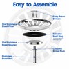 FIXCITI 78mm Sink Plug strainer - SS 304 Sink Plug