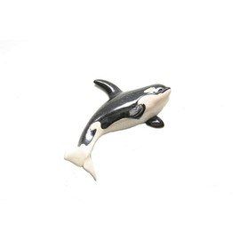 U Bargain Mall 7" Glazed Killer Whale Figurine YX2612