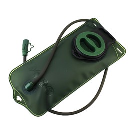 DHSBGWSX 1 x 2L Army Green Water Bag, Hiking Water Bag, Water Storage Container, Water Bag Refill, Hiking Accessories