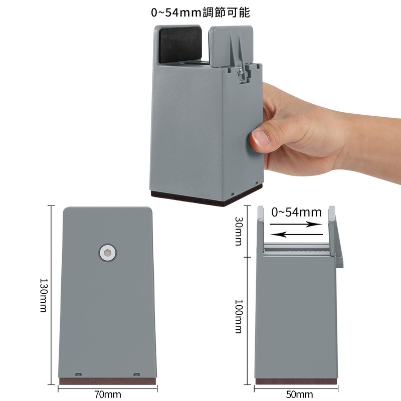 BOIVSHI Table Legs Height Adjustment Height 100mm Set of 4