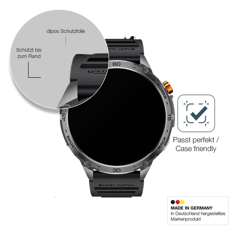 dipos I 2x Screen Protector 9H Matte Compatible with Lige