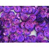 Sequins 8mm 1000/Pkg Crazy Dots Finish Purple