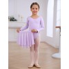 Mecceos Ballet Leotards with Skirt Tights Combo for Toddler Girls