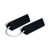 Roadblock RC5515-P Rubber Triangular Wheel Chock, Black, 15" Length, 5"