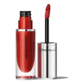 Labial Líquido MAC Locked Kiss Fórmula 24 Horas Ultra Mate  Extra Chili                                                                               