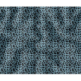 Soimoi Cotton Canvas Fabric Metreage - Printed Animal Skin Pattern, Blue | 56" Wide | Ideal for Sewing, Upholstery, Tote Bags, Home Decor & More, by 2 Metre