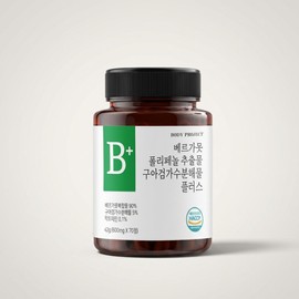 바디프로젝트 베르가못 폴리페놀 추출물 구아검 가수 분해물 플러스 70정 1개 1개