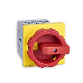Sontheimer Main Switch 16 A 4-Pin 7.5 kW Type: NLO16/3E/Z33, Emergency Off/Red/Yellow