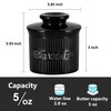 Black Butter Bell Pot to Keep Butter Fresh for Everyday