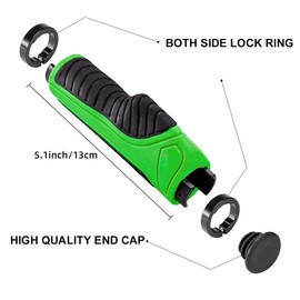 ROCKBROS Bicycle Grips Ergonomic Handlebar Grips Non-Slip Bicycle Grips MTB Rubber Lock-on Design