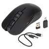 Wireless Mechanical Mouse 2.4G Rechargeable 3600DPI Ergonomic Gaming Mouse for