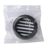 The T3 N Ventilation Grille Round Plastic Recessed, Black, 40 mm