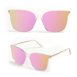 Yaserra Retro Square Sunglasses Vintage Polarized Woman