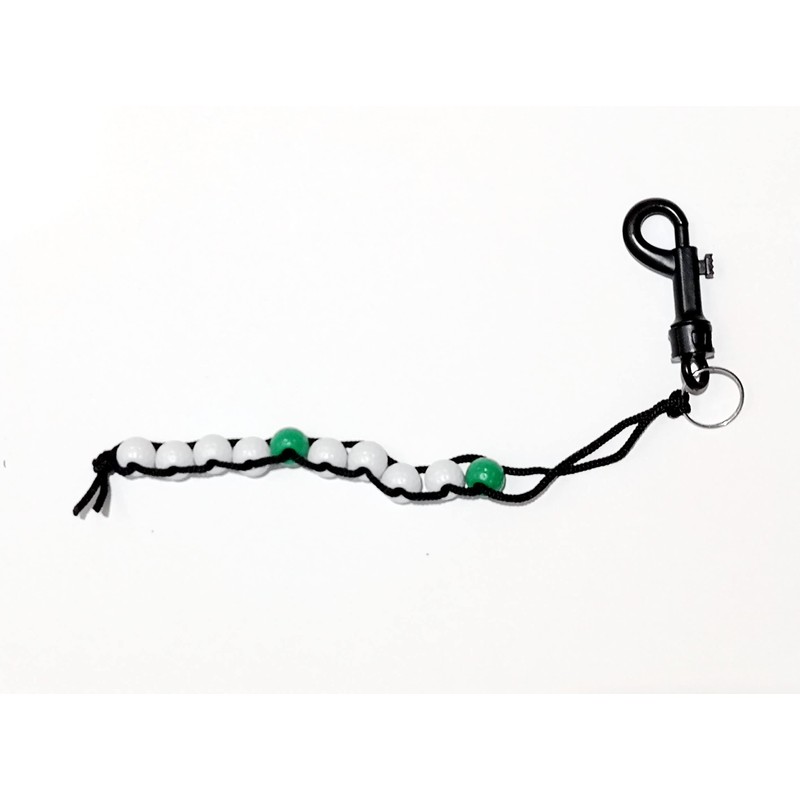 2X A99 Golf Score Counter Keeper Beads Green Stroke Shot