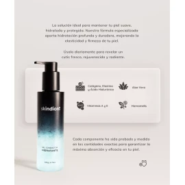 Skindion Gel Conductor Hidratante Facial | Ácido Hialurónico Colágeno