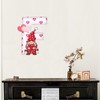 White Initial Letter F Valentine's Day Gnomes Living Room Wall