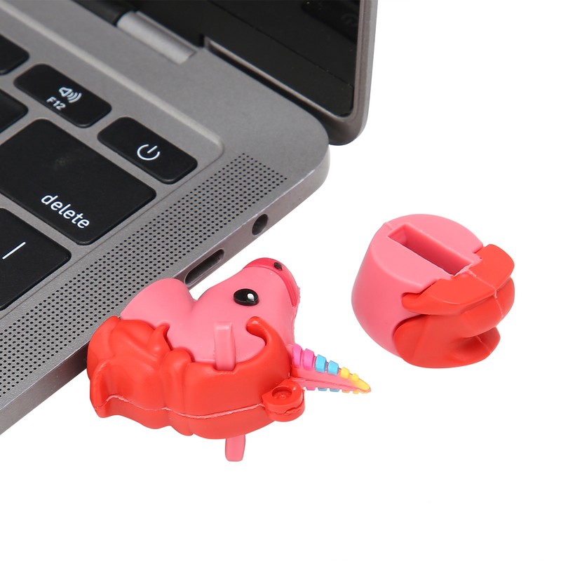 USB 2.0 Flash Drive Pink Cartoon Appearance Data Storage Tool