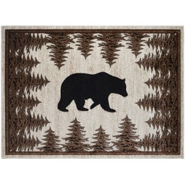 Mayberry Rugs Tranquil Bear Area Rug, 2'3"x7'7", Multi