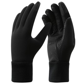 MOCOCITO Fingerless Gloves For Men Cycling Gloves Touch Screen Anti-slip Gloves Running Gloves Knitting Gloves Windproof Outdoor Gloves Warm Gym Gloves