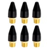 sourcing map 6pcs Air Nozzle Tip 1/8" Rubber Blow Gun