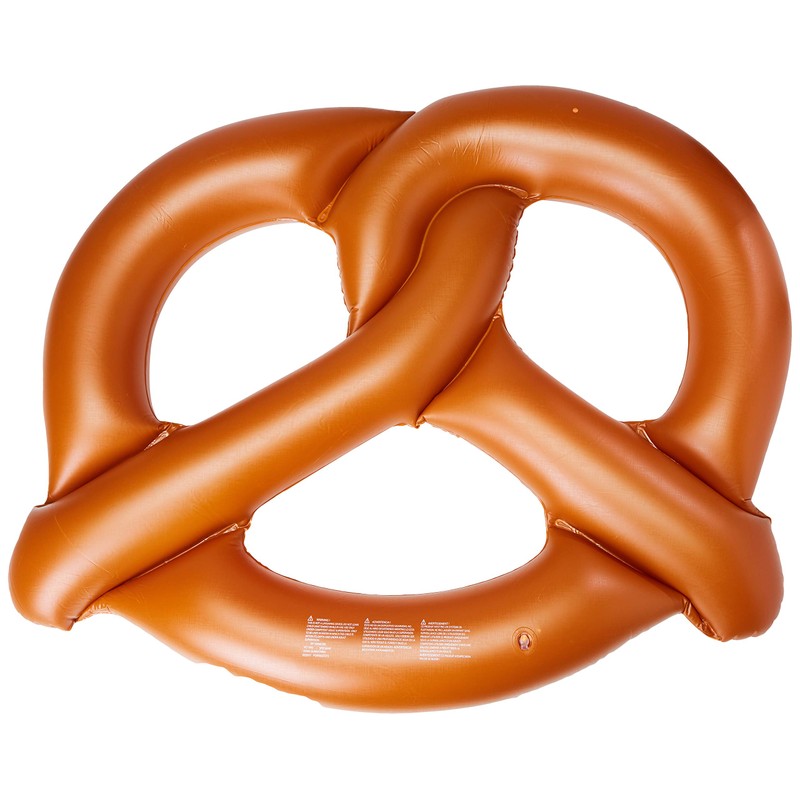 Swimline Giant Pretzel Swim Fun Inflatable Floating Seat, 1-Pack