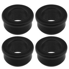 ECSiNG 4PCS Wheel Axle Reducing Bush Spacer Reducer Inserts Plastic for Sack Truck Trolley Wheels with 1 Inch Bores Reduced to 0.6 Inch (25mm to 16mm)