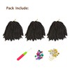 3 Pack Spring Twist Crochet Braiding Hair 8 Inch Twist
