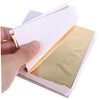 KONTONTY Leaf Sheets 100pcs Foil Sheets for Craft Leaf Paint