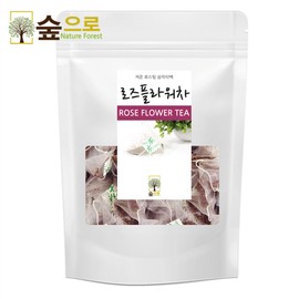 To the forestHerb Forest Herb Rose Flower Tea Triangle Tea Bags 0.5g / 숲으로허브 로즈플라워차 삼각티백 0.5gX50개입