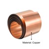 sourcing map Copper Thin Foil Roll Sheet, 0.4x50x1000mm Pure Copper