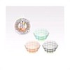 Sun Snap suito-ruokazukappu Harmony Check Round Bottom Diameter 4.5 cm 15 Pieces SOC – HCM-350