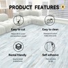 Peel and Stick Vinyl Flooring - 11.8" X 118" Nature-Inspired