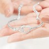 KOLSTRAW To My Granddaughter Infinity Heart Bracelet, Jewelry Gift On